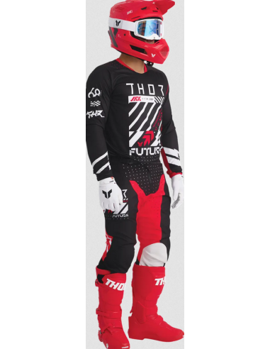 THOR RADIAL MX RED CROSS MOTO SHOES