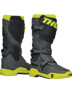 THOR RADIAL MX GRAY/FLUORESCENT YELLOW KROSINIAI MOTO BATAI