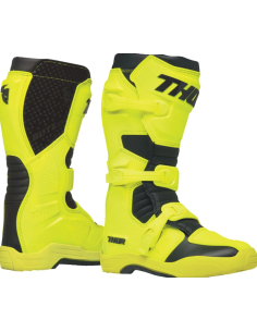 THOR BLITZ XR FLUORESCENT CROSS MOTO SHOES
