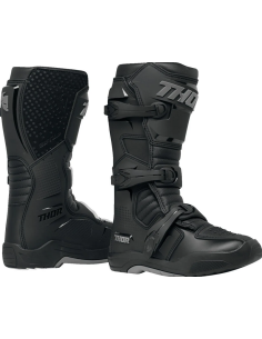 THOR WOMEN'S BLITZ XR BLACK CROSS MOTO BOOTS