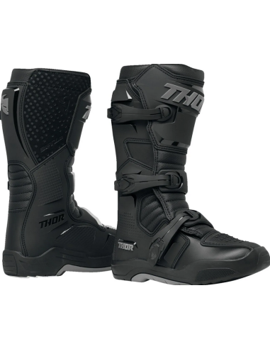 THOR WOMEN'S BLITZ XR BLACK CROSS MOTO BOOTS