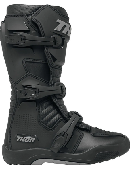 THOR WOMEN'S BLITZ XR BLACK CROSS MOTO BOOTS