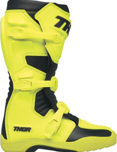 THOR CHILDREN'S BLITZ XR FLUORESCENT CROSS MOTO SHOES