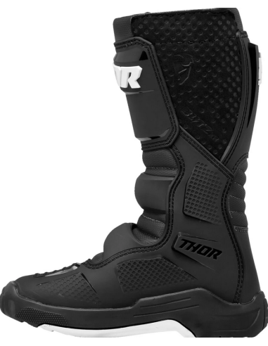 THOR CHILDREN'S BLITZ XR BLACK CROSS MOTO SHOES