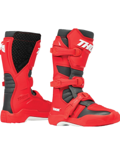 THOR CHILDREN'S BLITZ XR RED CROSS MOTO SHOES