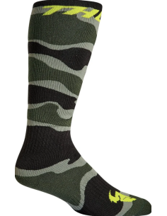 THOR CHILDREN'S MX CAMO GREEN THERMO SOCKS
