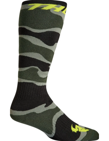 THOR MX CAMO GREEN THERMO SOCKS