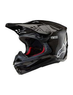 ALPINESTARS SUPERTECH M10 BLACK CROSS MOTO HELMET