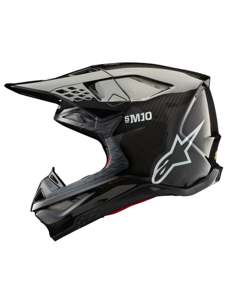 ALPINESTARS SUPERTECH M10 BLACK CROSS MOTO HELMET