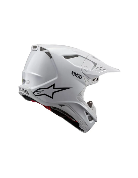 ALPINESTARS SUPERTECH M10 WHITE CROSS MOTO HELMET