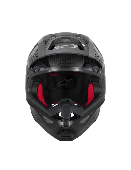 ALPINESTARS SUPERTECH M10 FAME BLACK CROSS MOTO HELMET