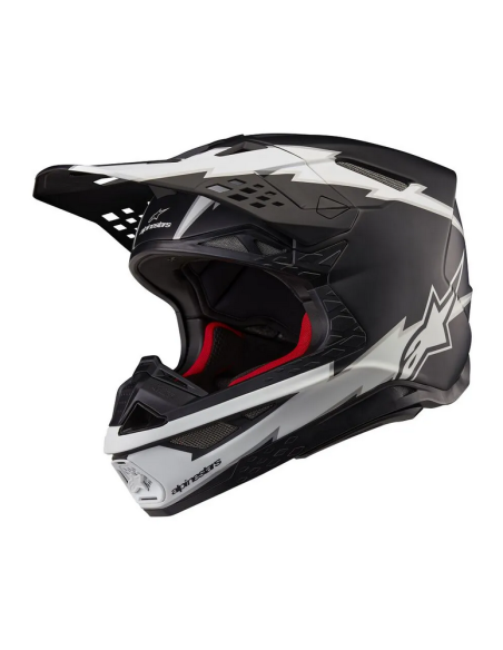 ALPINESTARS МОТОШЛЕМ SUPERTECH M10 AMPRESS BLACK CROSS