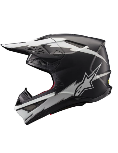 ALPINESTARS SUPERTECH M10 AMPRESS BLACK CROSS MOTO HELMET