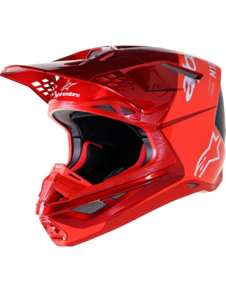 ALPINESTARS МОТОШЛЕМ SUPERTECH M10 FLOOD RED CROSS