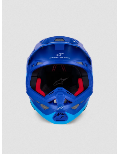 ALPINESTARS МОТОШЛЕМ SUPERTECH M10 FLOOD BLUE CROSS
