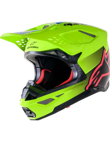 ALPINESTARS КРОССОВЫЙ МОТОШЛЕМ SUPERTECH M10 UNITE BLACK/YELLOW