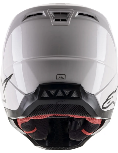 ALPINESTARS SUPERTECH M5 WHITE CROSS MOTO HELMET