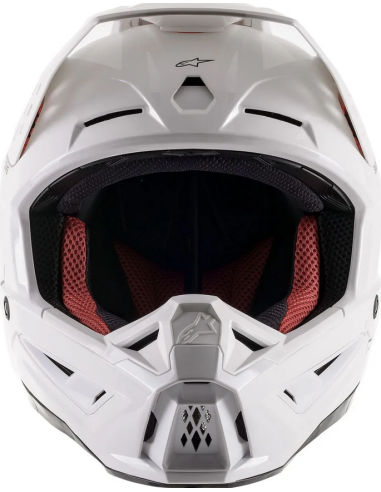 ALPINESTARS SUPERTECH M5 WHITE CROSS MOTO HELMET