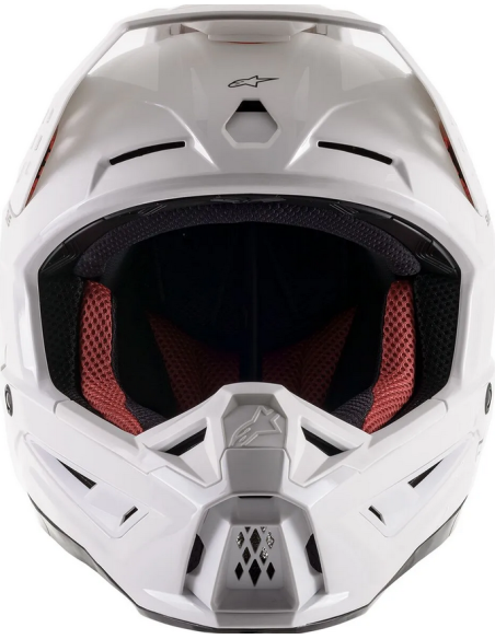 ALPINESTARS SUPERTECH M5 WHITE CROSS MOTO HELMET