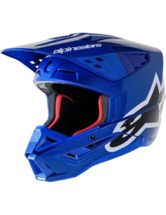 ALPINESTARS SUPERTECH M5 CORP BLUE CROSS MOTO HELMET