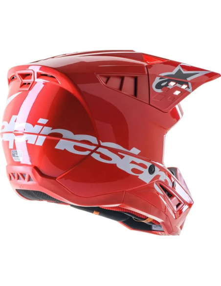 ALPINESTARS SUPERTECH M5 CORP RED CROSS MOTO HELMET