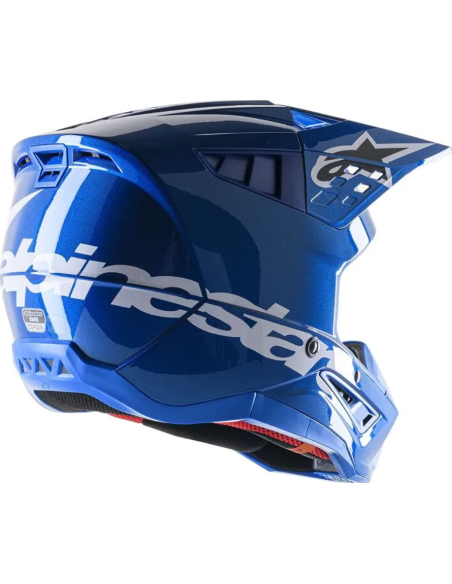 ALPINESTARS SUPERTECH M5 CORP BLUE CROSS MOTO HELMET