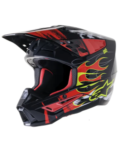 ALPINESTARS МОТОШЛЕМ ДЛЯ КРОССА SUPERTECH M5 RAIL ЧЕРНЫЙ/КРАСНЫЙ