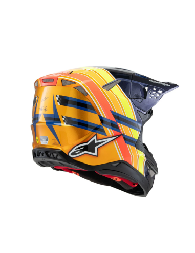 ALPINESTARS M10 TLD 25 ОРАНЖЕВЫЙ КРОССОВЫЙ МОТОШЛЕМ
