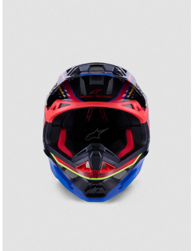 ALPINESTARS M10 ERA BLUE/RED/YELLOW CROSS MOTO HELMET