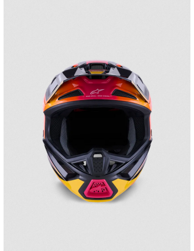 ALPINESTARS КРОССОВЫЙ МОТОШЛЕМ SM7 RISE ЧЕРНЫЙ/РОЗОВЫЙ/ЖЕЛТЫЙ