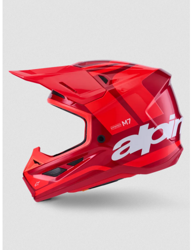 ALPINESTARS SM7 CORE RED CROSS MOTO HELMET