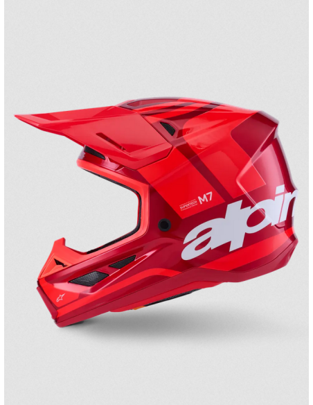 ALPINESTARS МОТОШЛЕМ SM7 CORE RED CROSS