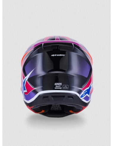 ALPINESTARS SM7 FUSE СИНИЙ/РОЗОВЫЙ/ФИОЛЕТОВЫЙ КРОССОВЫЙ МОТОШЛЕМ