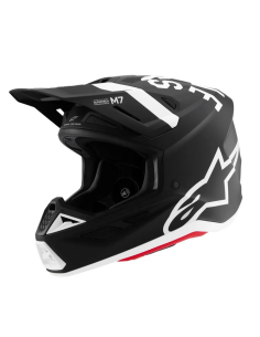 ALPINESTARS SM7 DASHER ЧЕРНЫЙ/БЕЛЫЙ КРОССОВЫЙ МОТОШЛЕМ