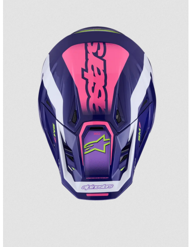 ALPINESTARS SM7 DEED PINK/PURPLE KROSINIS MOTO ŠALMAS