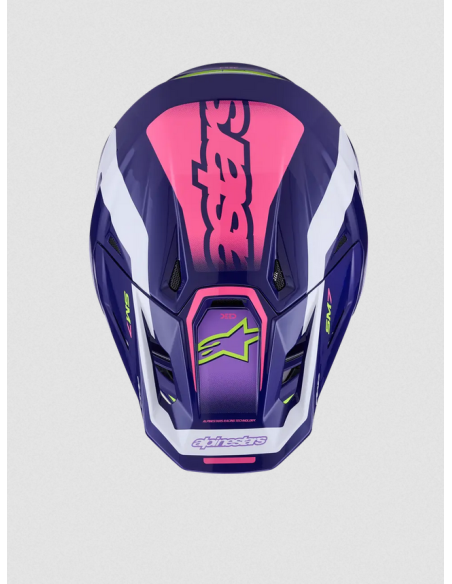 ALPINESTARS SM7 DEED PINK/PURPLE КРОССОВЫЙ МОТОШЛЕМ