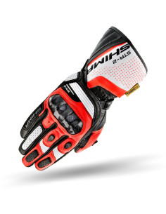 SHIMA ПЕРЧАТКИ STR-2 ЧЕРНЫЕ/БЕЛЫЕ/КРАСНЫЕ FLUO MOTO
