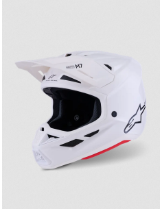 ALPINESTARS SM7 WHITE CROSS MOTO HELMET