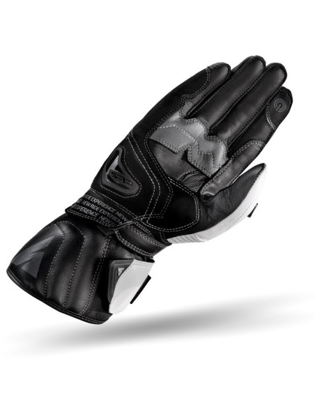 SHIMA STR-2 BLACK/WHITE MOTO PIRŠTINĖS