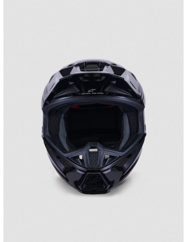 ALPINESTARS SM7 ЧЕРНЫЙ ГЛЯНЦЕВЫЙ КРОССОВЫЙ МОТОШЛЕМ