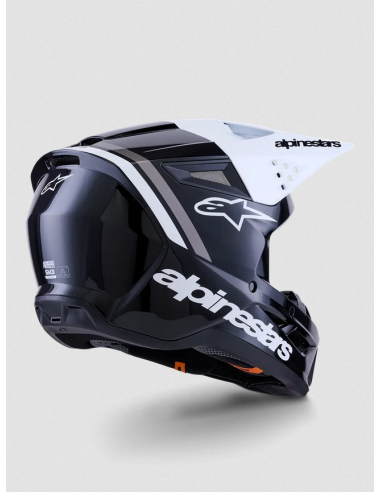 ALPINESTARS КРОССОВЫЙ МОТОШЛЕМ SM3 RADIUM BLACK/GRAY/WHITE