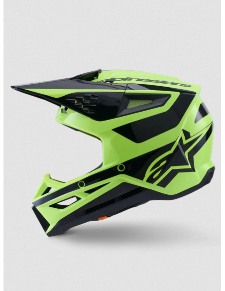 ALPINESTARS КРОССОВЫЙ МОТОШЛЕМ SM3 HEAT ЧЕРНЫЙ/ЖЕЛТЫЙ