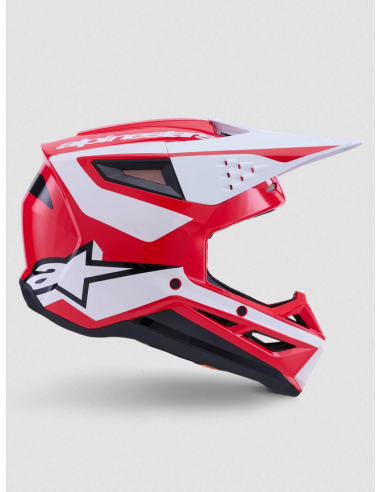 ALPINESTARS КРОССОВЫЙ МОТОШЛЕМ SM3 HEAT ЧЕРНЫЙ/КРАСНЫЙ/БЕЛЫЙ