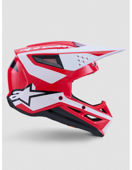 ALPINESTARS SM3 HEAT BLACK/RED/WHITE KROSINIS MOTO ŠALMAS