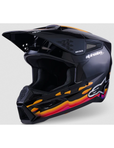 ALPINESTARS SM3 FORCE BLACK CROSS MOTO HELMET