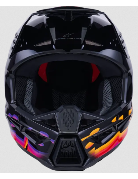 ALPINESTARS МОТОШЛЕМ SM3 FORCE BLACK CROSS