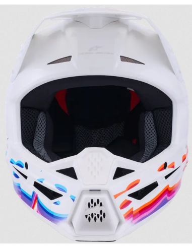 ALPINESTARS SM3 FORCE WHITE CROSS MOTO HELMET