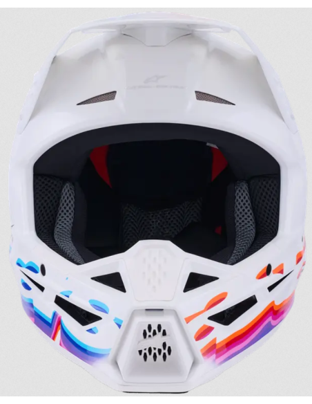 ALPINESTARS SM3 FORCE WHITE CROSS MOTO HELMET