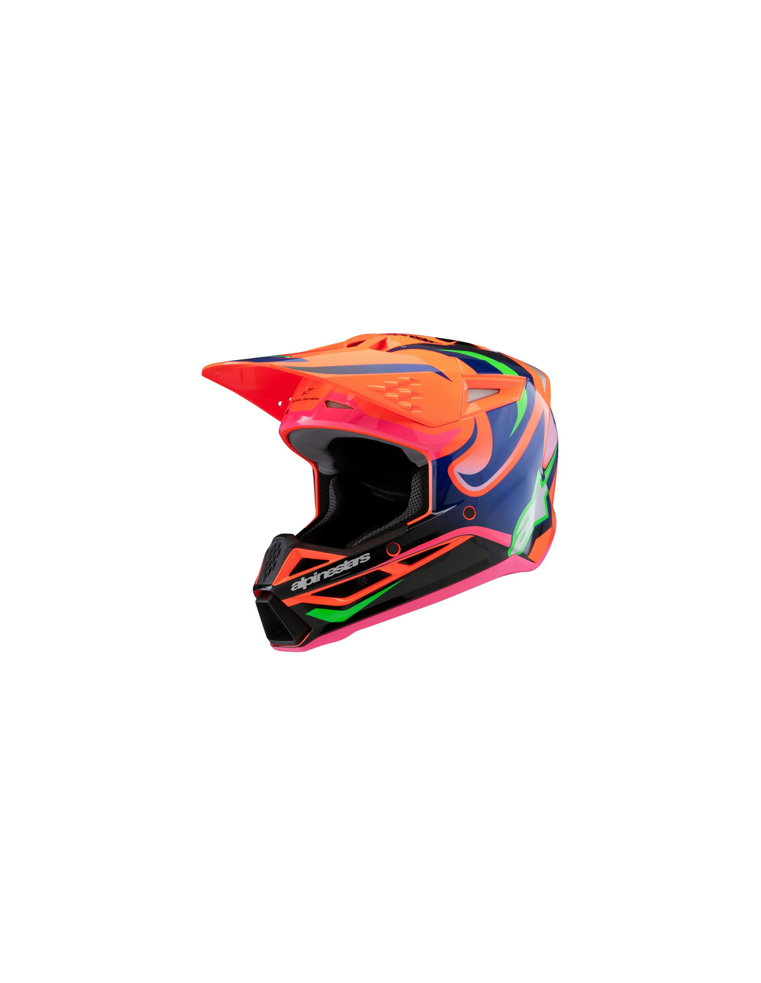 ALPINESTARS VAIKIŠKAS SM3 DEEGAN ORANGE/PINK/PURPLE KROSINIS MOTO