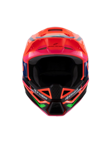 ALPINESTARS VAIKIŠKAS SM3 DEEGAN ORANGE/PINK/PURPLE KROSINIS MOTO ŠALMAS